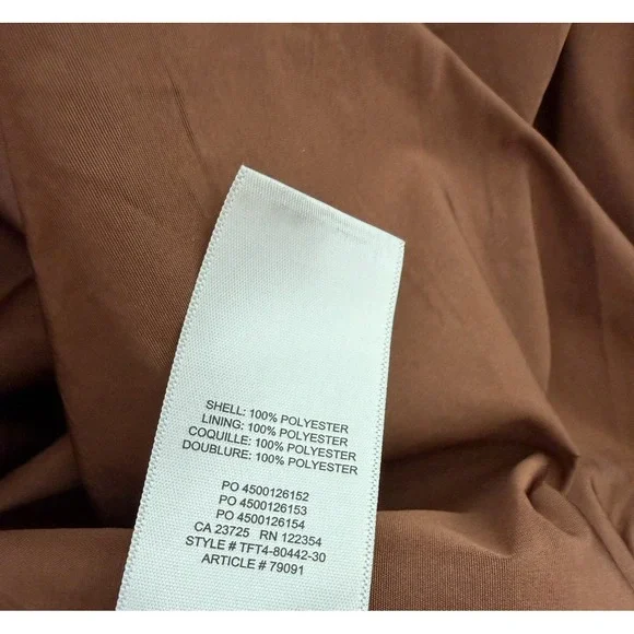 Wilfred Aritzia Tiered Midi Dress Size S Chocolate Brown Event Wedding Guest - Picture 9 of 11